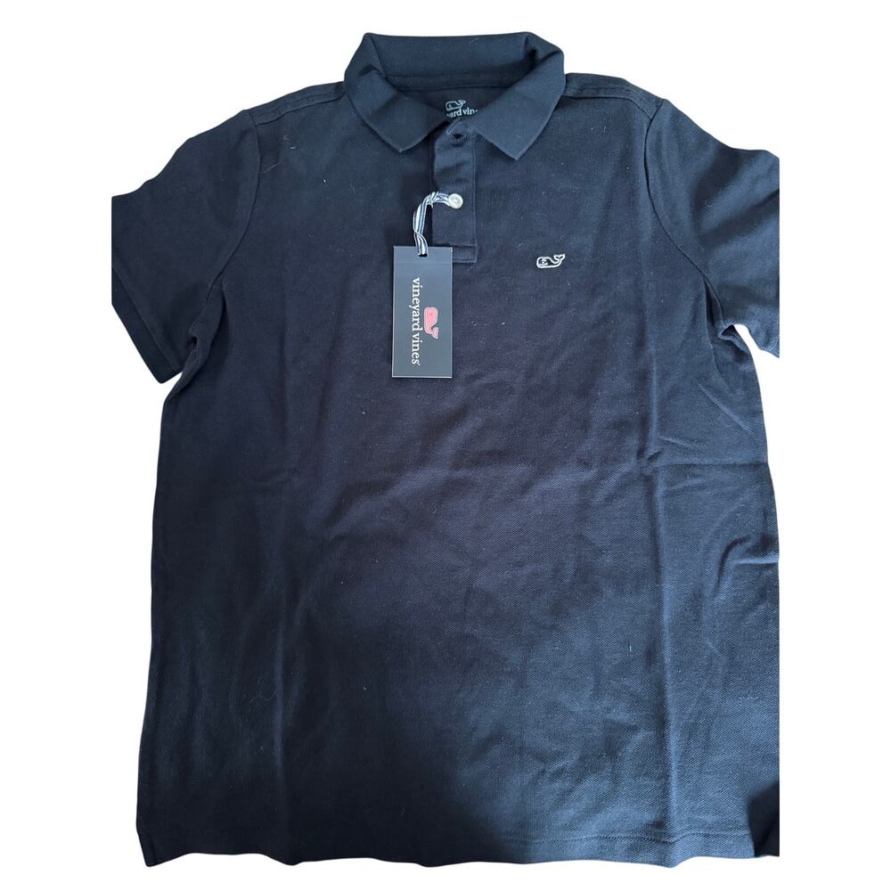 NEW Vineyard Vines navy polo shirt 12-14
